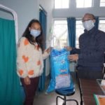 Socio-economic team member donates 2000 masks to the local health clinic